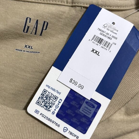 GAP XXL Ford Bronco Graphic Tee – Taupe Beige, New with Tags - Picture 5 of 5